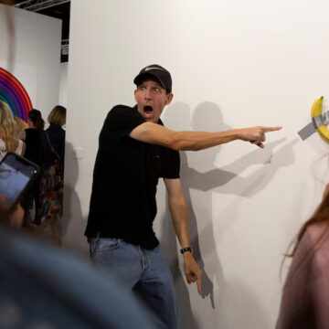 Una banana y $6,2 millones: arte viral