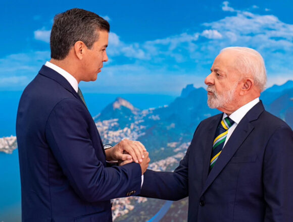 lula y santi Peña plantea tarifa Itaipú con superávit