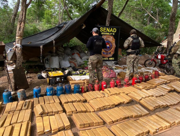 Incautan 4 toneladas de marihuana en Amambay