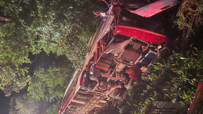 Accidente de bus escolar en Brasil deja heridos