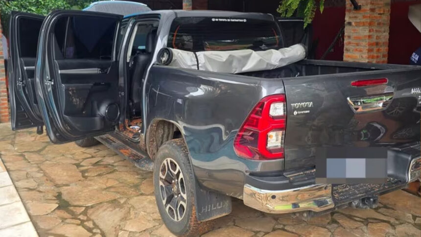 hilux Detienen a mujer ligada a banda criminal