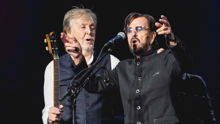 paul y ringoo Paul McCartney cierra su gira con Ringo Starr