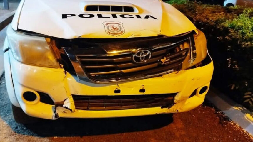 poli choque Adolescente herida tras choque con ebrio