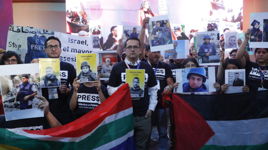 Palestina lidera las muertes de periodistas
