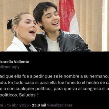 Ayelén Alfonso fue al senado a pedir nombramiento de su hermano y la senadora Lizarella lo confirmó
