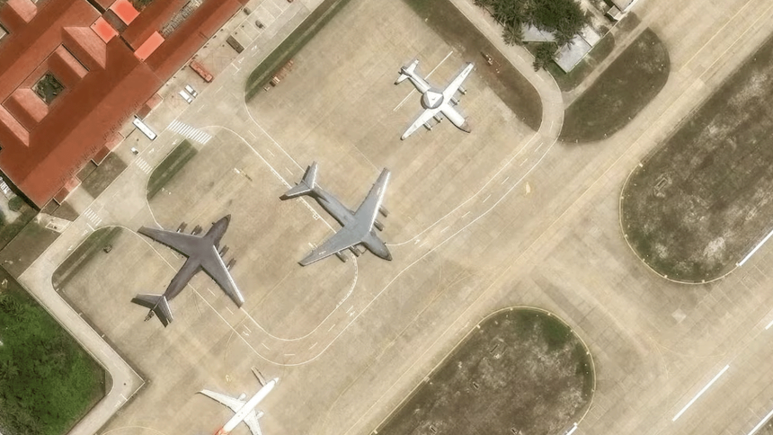 Bombarderos chinos en islas disputadas
