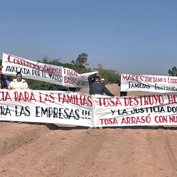 pobladores Pobladores denuncian complicidad de Mades con TOSA