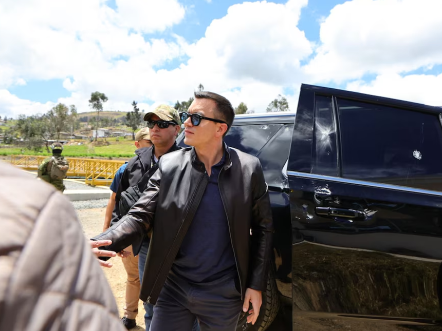 ataque Ataque a caravana presidencial en Ecuador