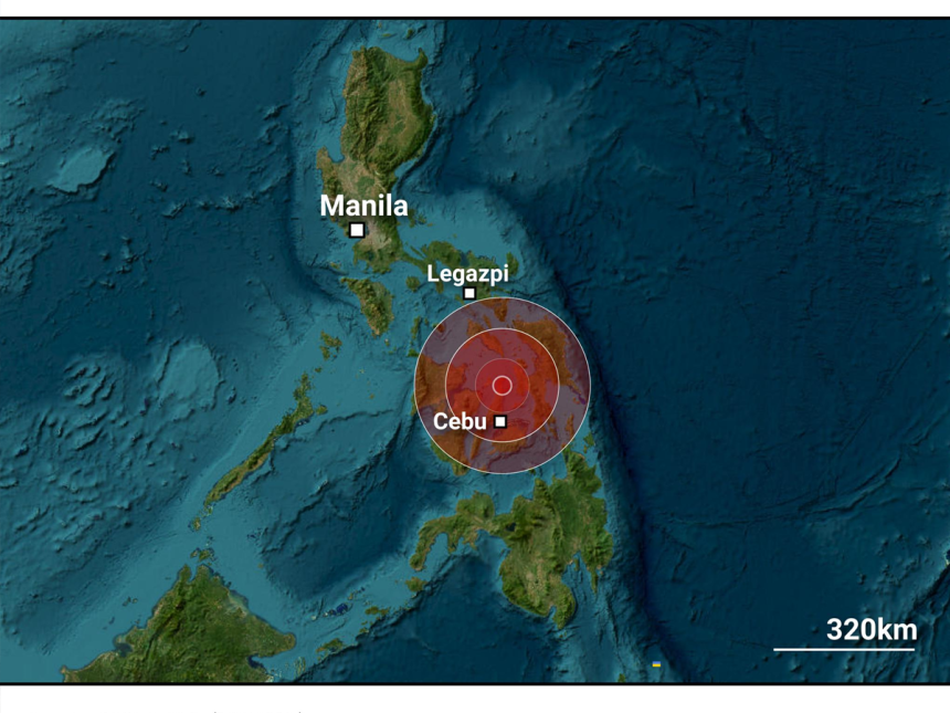 zcasi Casi 30 muertos por sismo en Filipinas