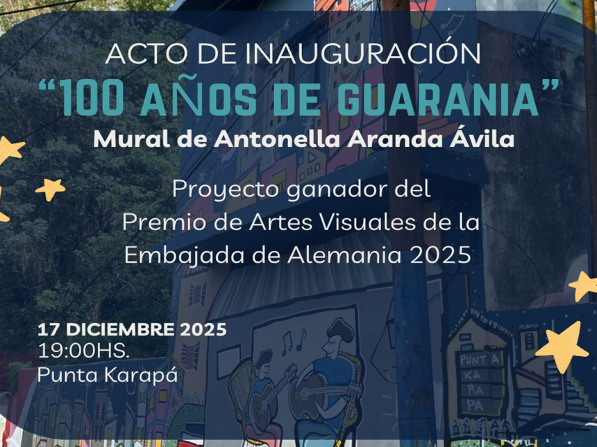 zinaguracion Inauguración del mural ganador alemán